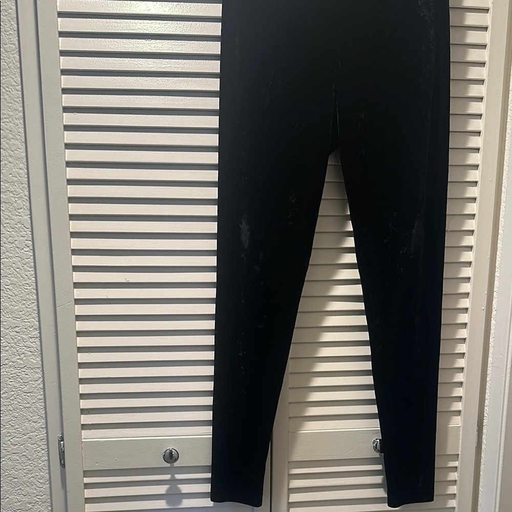 Topshop Midnight Velvet Trousers